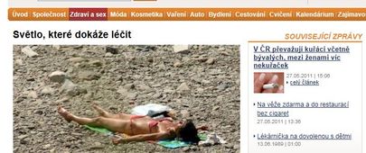 Světlo, které dokáže léčit