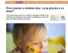 První pomoc a drobné rány: co je pravda a co fáma?