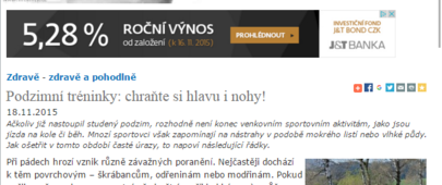 Podzimní tréninky: chraňte si hlavu i nohy!